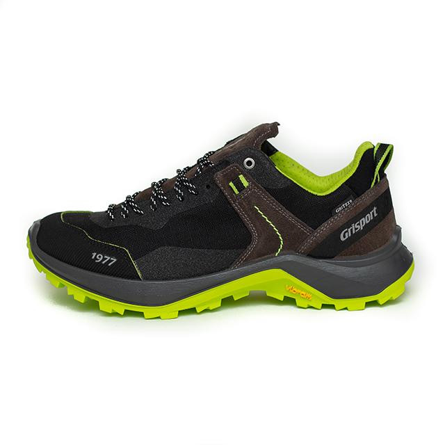 Pantofi Grisport Berlinite Negru - Black/Volt Green - imagine 7